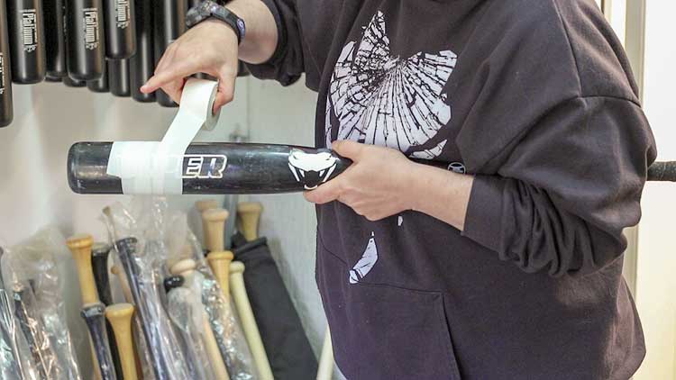 How to tape baseball bat